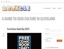 Tablet Screenshot of geekcle.com